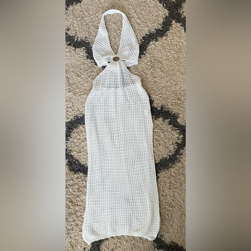 SHEIN White Crochet Knitwear Women’s size Medium
